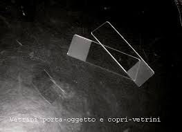 VETRINI PORTAOGGETTI PER MICROSCOPIA