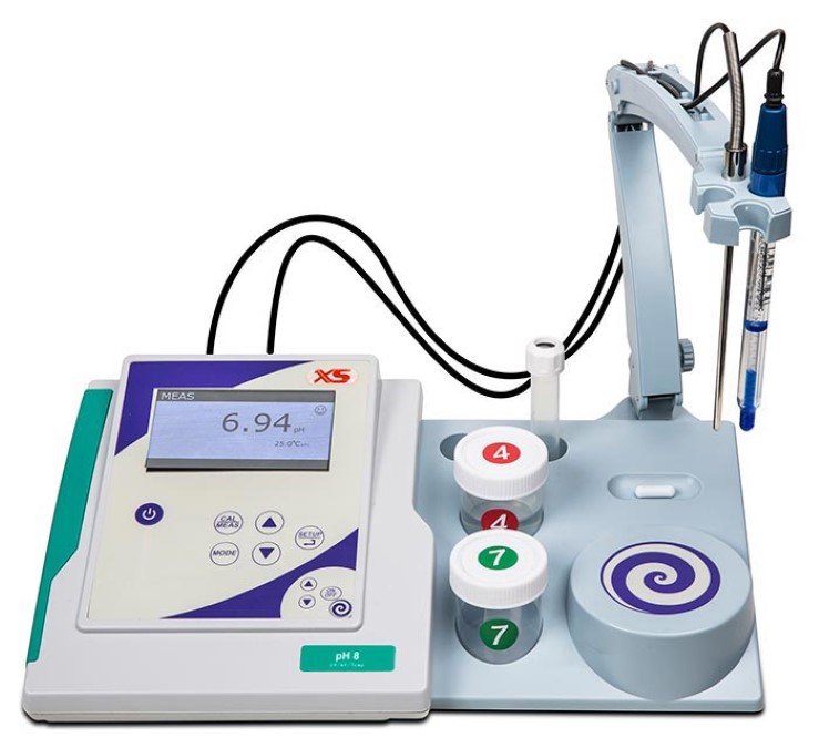 pH 8 STIRRER Con Elettrodo e AGITATORE