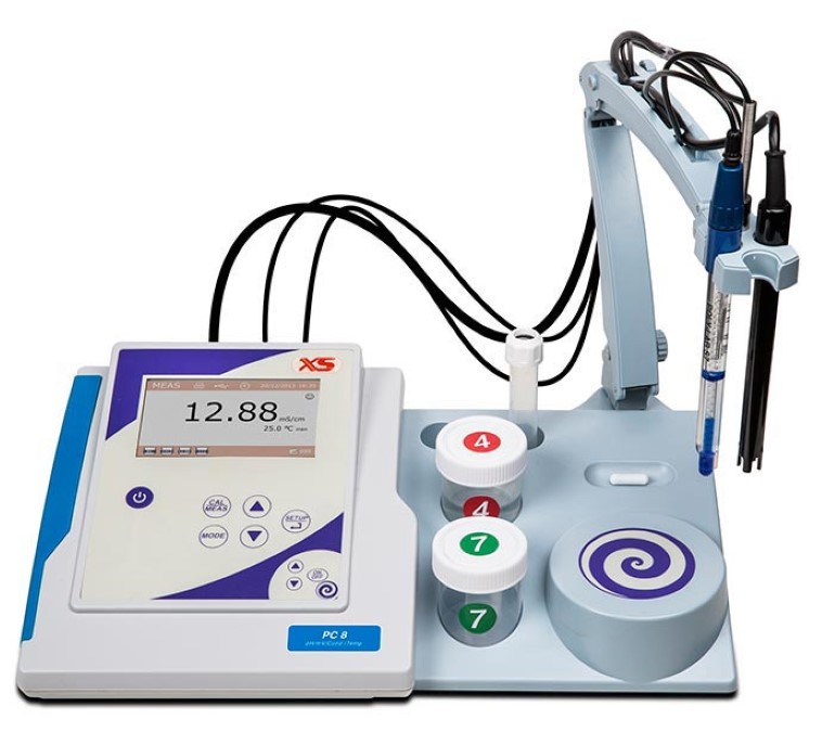 PC 8 STIRRER Con Cella 2301 T Con Elettrodo Polymer