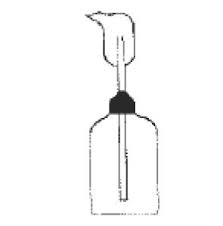 DOSATORI AUTOMATICI IN VETRO da 2 ml su bottiglia in politene 250 ml