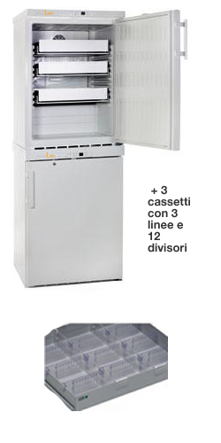 Frigorifero a doppia temperatura VJT 3832/6d Pharma