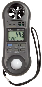 LM 8000 4 in 1 Tester Temp-UR-Luce-Vel.aria